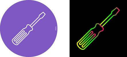 Screw driver Icon Design vector