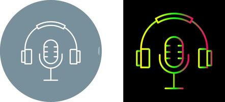 Podcast Icon Design vector