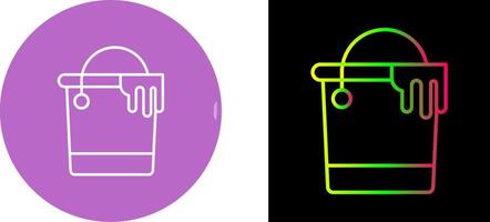 Paint Bucket Icon Design vector