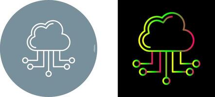 Cloud Computing Icon Design vector