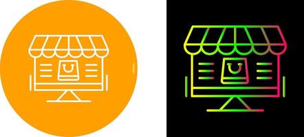 Online Shopping Icon Design vector