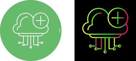 Cloud Computing Icon Design vector