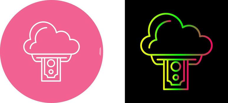 diseño de icono de computación en la nube vector