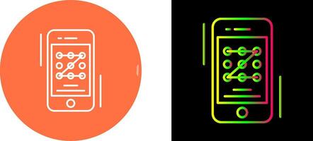 Pattern Code Icon Design vector