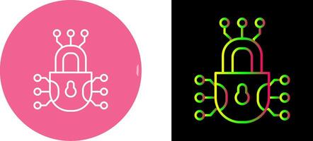 Cyber Defense Icon Design vector