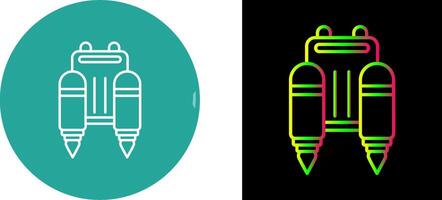 Jetpack Icon Design vector