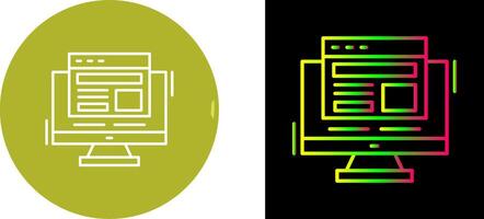 Adaptive Layout Icon Design vector