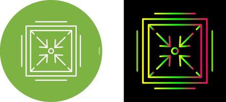 Minimize Icon Design vector