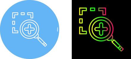 Zoom In Icon Design vector