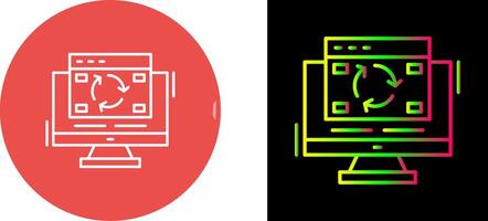 Update Icon Design vector