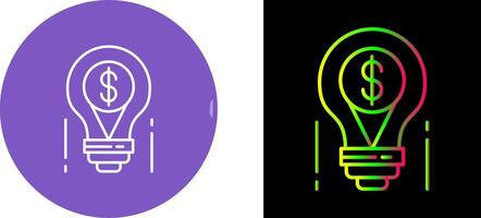 Light Bulb Icon Design vector