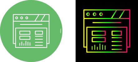 Dashboard Icon Design vector