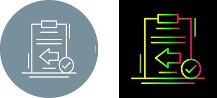 Return Icon Design vector