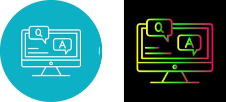 Faq Icon Design vector