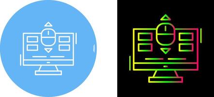 Scroll Icon Design vector