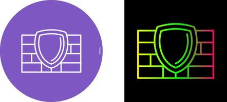 Firewall Icon Design vector