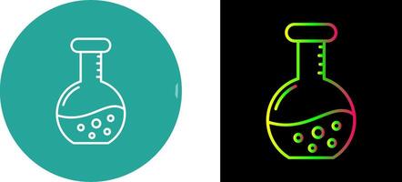 Flask Icon Design vector