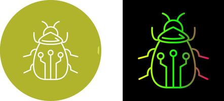 Bug Icon Design vector