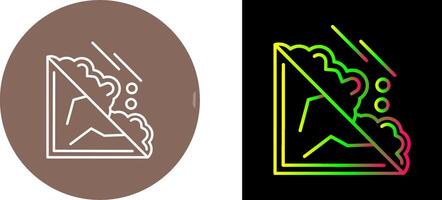 Avalanche Icon Design vector