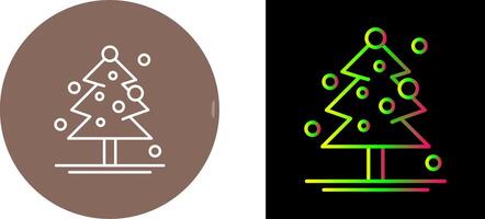 Christmas Tree Icon Design vector