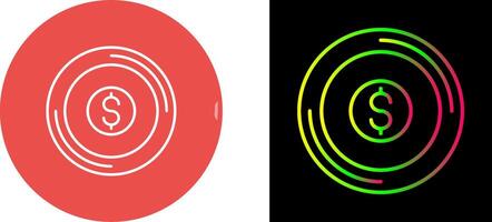 Coin Icon Design vector