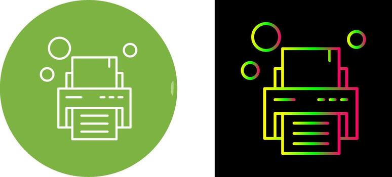 diseño de icono de impresora vector