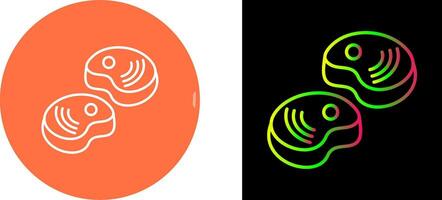 Steak Icon Design vector