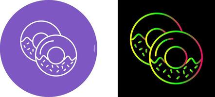 Doughnut Icon Design vector