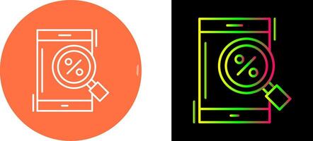 Magnifying Glass Icon Design vector