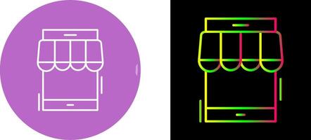 Online Shop Icon Design vector