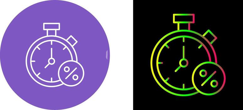 Timer Icon Design vector