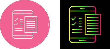 Check List Icon Design vector