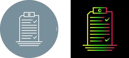 Check List Icon Design vector