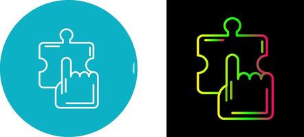 Quick Selection Icon Design vector