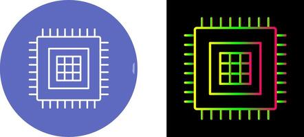 Processor Icon Design vector