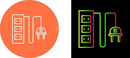 Power Socket Icon Design vector