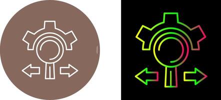 Research and Development Icon Design vector