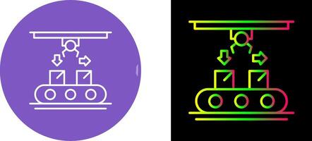 Coneyor Icon Design vector