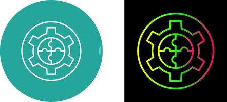 Solution Icon Design vector