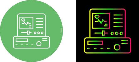 Electrocardiogram Icon Design vector