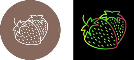 Strawberry Icon Design vector