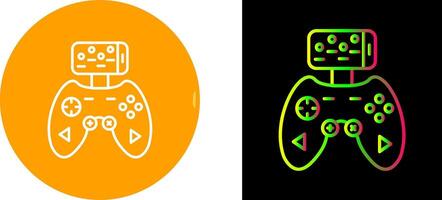 juego controlador icono diseño vector