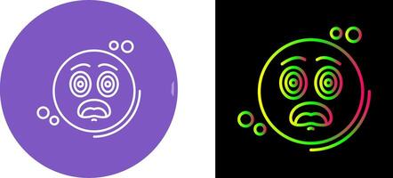 Dazed Icon Design vector