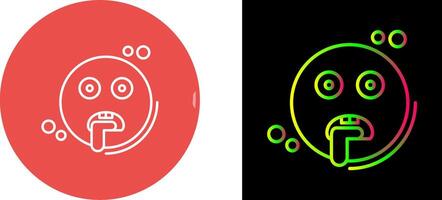 Drooling Icon Design vector
