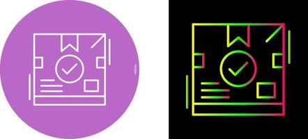 Delivery Box Icon Design vector