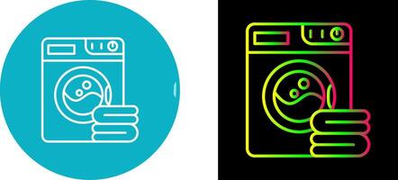 Washing Machine Icon Design vector