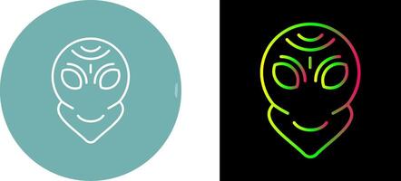 Alien Icon Design vector