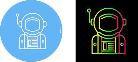 Astronaut Icon Design vector