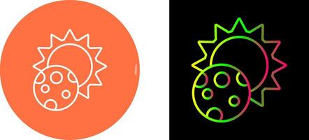 Eclipse Icon Design vector