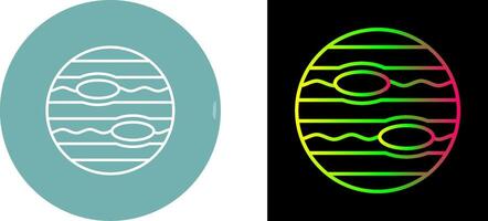 Neptune Icon Design vector